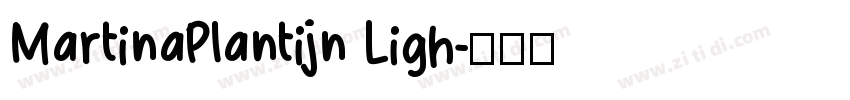MartinaPlantijn Ligh字体转换